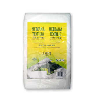 Biela netkan textlia 3,2x5m 17 g/m2