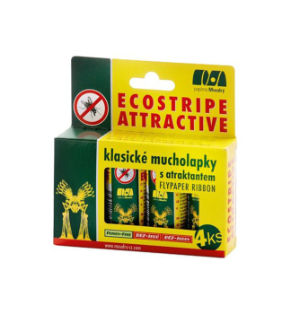 MUCHOLAPKA ECOSTRIPE vyahovacia mal, 4 ks v balen