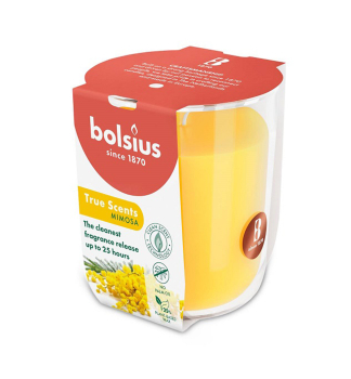 Svieka v skle BOLSIUS 80/73 mimosa yellow