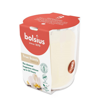 Svieka v skle BOLSIUS 80/73 vanilla