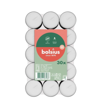 ajov svieka BOLSIUS biela 30 ks