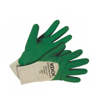 Zhradncke rukavice KIXX GARDEN GREEN ve. 8, zelen